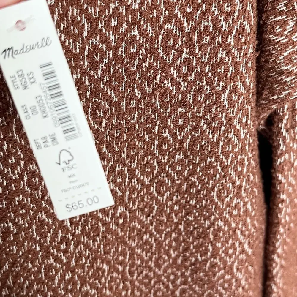 Madewell jacquard puff
